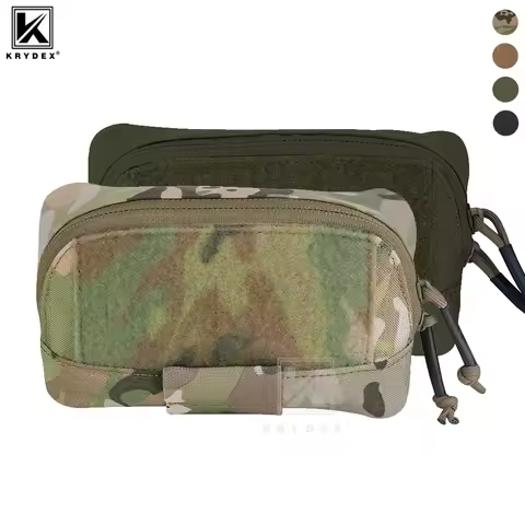 KRYDEX Tactical Admin Pouch Utility MOLLE Pouch 4"x7" Storage Organizer Panel Pouch Hunting Paintbal