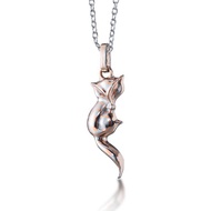 狐狸項鍊 生日禮/定情/愛情/送禮/木目金/限量