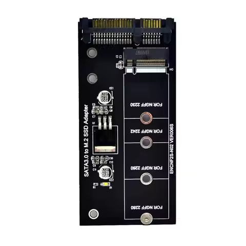 SATA M.2 SSD Convert Adapter Card M.2 to SATA3 Adapter Card NVME SSD SATA 6 Gbps NGFF Adapter