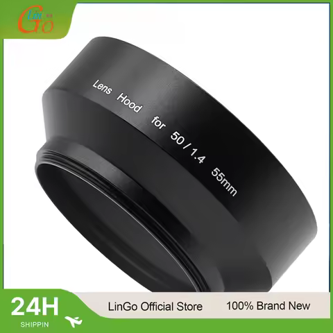 55mm 50/1.4 Metal Screw-in Lens Hood Lens Protector For FD 50mm f/1.4 SSC For Minolta MD 50mm f/1.4 