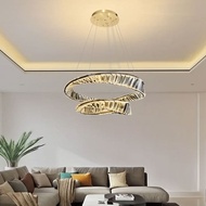 Small 2-ring living room crystal pendant lamp D600mm DR-NB1613B