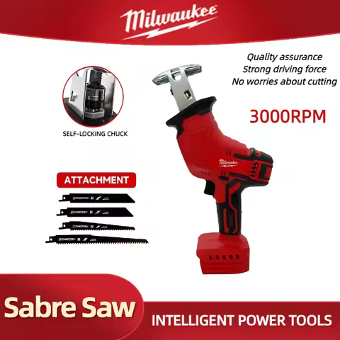 Milwaukee Cordless Electric Reciprocating Saw Wood Metal Pipe Cutting Saw Electric Cutting Saw Tool 