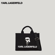 KARL LAGERFELD -  IKON AQUARELLE CANVAS TOTE BAG A2W50047