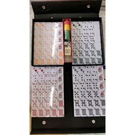 Ready Stock Rummy Ramy Cinami white 4 Player 120pcs 37mm* 27mm* 18mm/拉米 Rammy Rami Mahjong Full set 