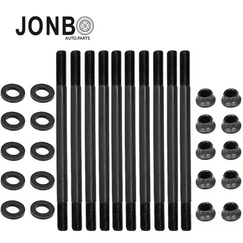 JONBO Cylinder Head Stud Kit For 208-4301 & Honda Civic 1.6L D16 D16Z D16Z6 D16Z7