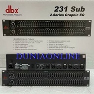 Js Equalizer Dbx 231 Sub Dbx231Sub Grade A++ Original
