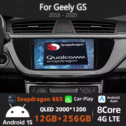 Android 15 Car Radio For Geely GS 2016 - 2020 Emgrand EC7 1 2018 - 2020 Multimedia Stereo Video Play