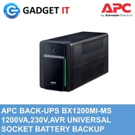 APC BACK-UPS BX1200MI-MS 1200VA,230V,AVR UNIVERSAL SOCKET BATTERY BACKUP (UPS-APC-BX1200MI-MS)