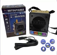 TERBARU PALING LARISSSS!!!!!!! Radio Digital Mitsuyama Classic MS-4020 UnicX Dilengkapi Jam dinding 