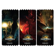 Flashing Ticket Jurassic World Rebirth Collection New Life SF Cinema Collectible 2025
