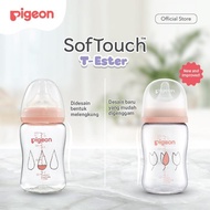 PIGEON T-ESTER Wide Neck Bottle 200ml w/SofTouch Nipple Pigeon Bottle