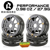 RhinoRC Carbon Beadlock Rims 2.2 inch 24mm Narrow Pro LightWeight Crawler Wheel