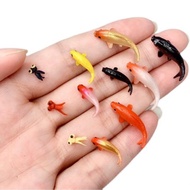 WORE 5pcs Dollhouse Miniature Fish carp Doll House Home Ornament Toy For Dollhouse