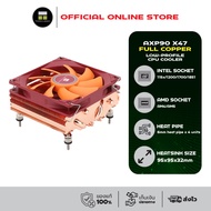 Thermalright AXP90 X47 Full Copper Low-Profile CPU Cooler with 4 Heatpipes (AM5/LGA1851 Ready) ประกั
