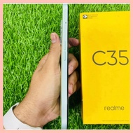 ⋎ ⛛ ⊱ New Realme C35 Original Cellphone 16GB+512GB 6.7inch Mobile Phone Full Screen Android Smartph