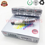 4PCS NGK IZFR6K13 6774 GENUINE Iridium Platinum Spark Plug HONDA CITY / JAZZ / BRV