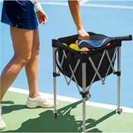 Pickleball Portable Aluminum Ball Storage Cart Pickle Ball Tennis Authentic Badminton Ball Storage