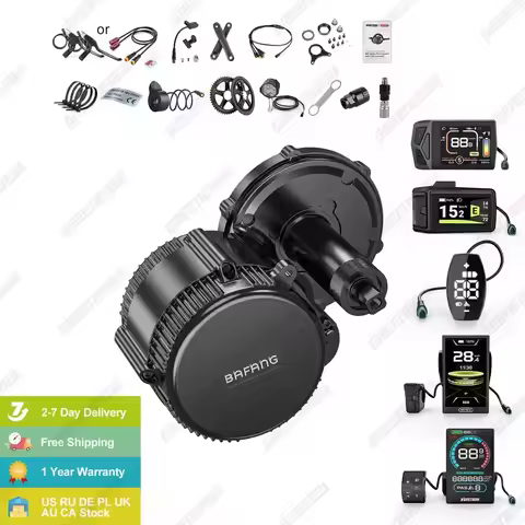 CN BAFANG Motor 48V 750W BBS02B M615 M325 M215 Mid Drive Electric Bike Conversion Kit 1000W 250W 500