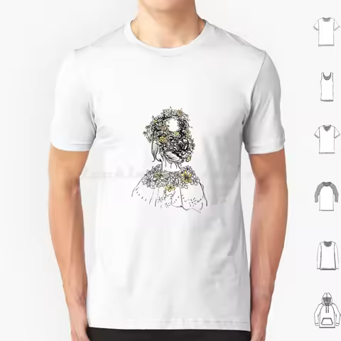 Midsommar Dani T Shirt Big Size 100% Cotton Midsommar A24 Ari Aster Florence Pugh Horror Hereditary 
