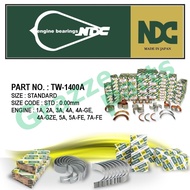 NDC Japan Engine Thrust Washer STD (0.00mm) Size TW-1400A for Toyota Corolla KE 1A 2A 3A 4A 4A-GE 4A