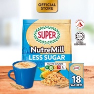 SUPER NutreMill Less Sugar Instant 3in1 Cereal Drink, 18 sachets   (Expiry: Nov 2026)