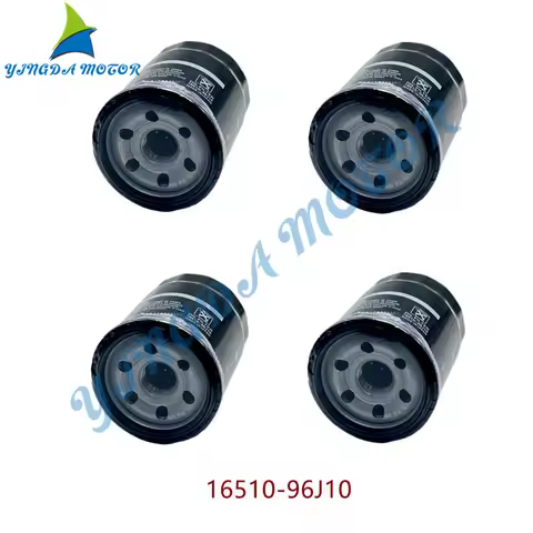 New Oil Filter 16510-96J10 for Suzuki Outboard Motor Four Stroke 150/175/200/225/250/300HP 16510-96J