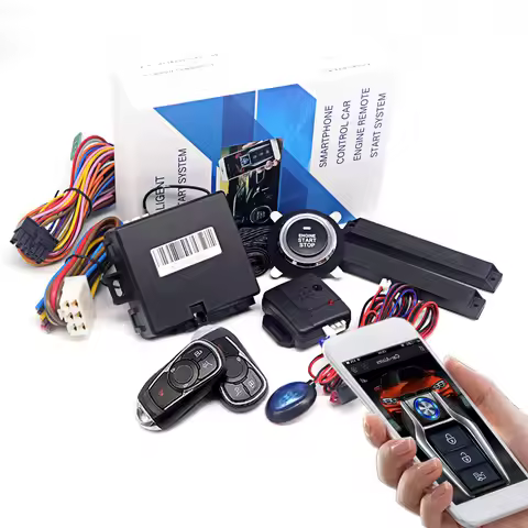 Kirbin K5-9100 Car alarm with autostart Remote starter Automotive start stop Start button system For