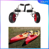 [dolity] Boat Kayak Canoe Cart Float Mats with Airless Tires Canoe Transport Cart