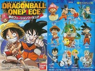 日本 絕版 Bandai 2008年 40th WEEKLY JUMP DRAGONBALL×ONEPIECE 一套 + 2種色别版 (保證日版)