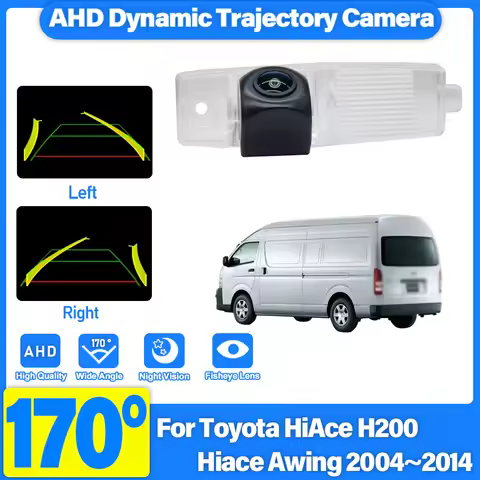 Wireless Parking Camera For Toyota HiAce H200 Hiace Awing 2004~2014 AHD HD Fisheye Lens Car Rear vie