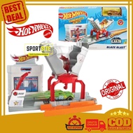 Hot Wheels City Downtown Series Playset Building Spin Fire Station Super Spin Dealer Lintasan Track 