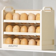 [Dolity2] Fridge Egg Holder Reusable Multi Tier Egg Dispenser Egg Storage Box for Kitchen Countertop Shelf Drawer Refrigerator Door