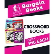 BARGAIN Crossword Books (English/Tagalog) - P15 EACH ONLY Crossword Puzzle Book for Adult Puzzle Boo