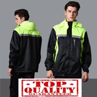 JAPAN'S QUALITY RAINCOAT Motorcycle Rain Gear Two Piece Motorcycle Rain Suit Raincoat Baju Hujan Premium Quality