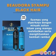 !!rahmah price..shampoo uban beaudora..black hair shampo