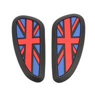 New Motorcycle Cafe Racer Gas Fuel tank Rubber Sticker Protector Sheath Knee Tank pad Grip Decal The Union Jack Logo