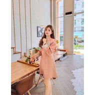 Sold Long-Sleeved Dress Pink: Eyecontact shop