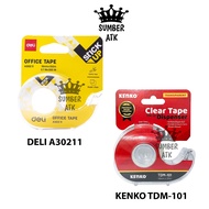 Deli Insulation Tape Cutter Tape Dispenser Super Clear Transparent Adhesive Tape Cutter EA30211 A302