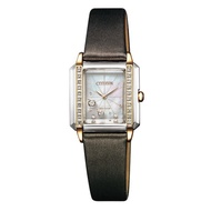 Citizen Womens EG7068-16D ( Watch L CITIZEN L Eco-Drive Diamond Square Case) Square Watch Black Sola