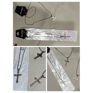 Cross motif pepper seed necklace/Cross necklace/Cross motif necklace price/pack