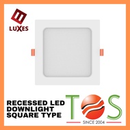 LUXES【READY STOCK】4"/6''/8'' SIRIM Square LED Downlight Slim Compact Recessed LED Downlight Ceiling 