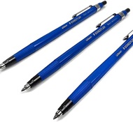 Mars 3 x Staedtler Technico 788C - Clutch Pencil Lead Holder 2mm Lead HB - Made in Germany