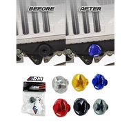 ORI ARUMI CNC SCREW RADIATOR FOR ALL SCOOTER HONDA ADV VARIO CLICK PCX ADV150 ADV160 VARIO160 SKRU N