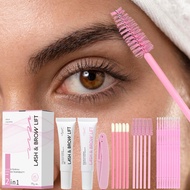 Ready Stock#Flora Ruby Eyelash Perming Keratin Eyebrow Set Beauty Eyelashes Long-Lasting Plant Extra