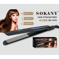 SOKANY Hair Straightener - Ceramic Flat Iron for Straight & Curly Styles, Dual-Use Styling Tool with