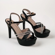 TC Elegant Nude Platform Heels with 4-Inch Heels for Pageants and Events