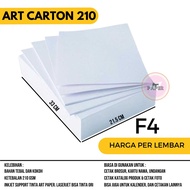 Art Carton 210 gsm F4 per sheet Art Carton F4 210 gsm/