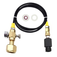 Upgraded CGA320 Co2 Tank Adapter Connects Directly to the Soda Machine Adapter for TR21-4 Soda Water