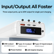 REMAX 40000mAh RPP-310 65W PD + QC super Fast Charging/ Laptop Power Bank/ Computer Charge Powerbank