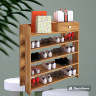 kệ để giày dép.tủ đựng giày.tủ đựng giày dép bằng gỗ-MallGiá Để Giày Dép Kệ Để Giày Gỗ 5 Tầng Có Ngă